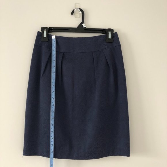 Jacob Canada A-Line Paisley Skirt XS Blue - Picture 8 of 11